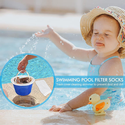 20 pcs Pool Skimmer Socks Pool Filter Sock for.
