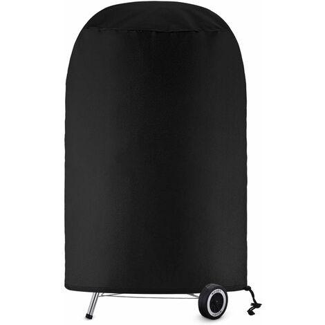Grill cover, round grill cover, grill cover tarpaulin, grill cover tarpaulin waterproof anti-UV protection (70 x 70 cm),.