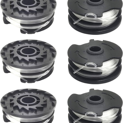 6-pack replacement lens coils for LIDL Parkside PRTA 20-Li A1, B2, C3, PRT 550 A1, A3, PRT 300 A1 grass trimmer.