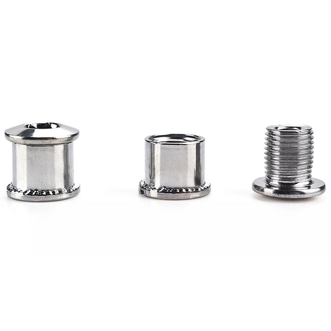 Chainring Bolt Nut for 5-Speed Road Bike Black.