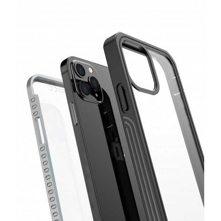 iPhone 12 Full Coverage Premium 3D Case ThreeSixty Transparent Transparent.