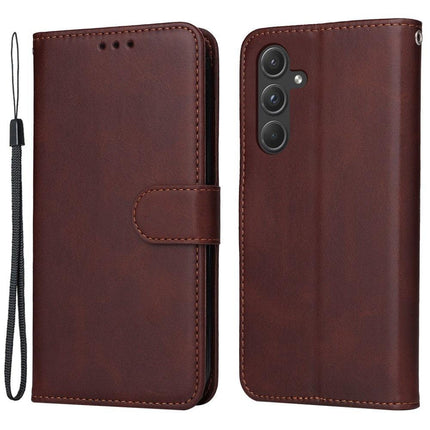 Compatible with Samsung A55 5G Leather Wallet Case Samsung Multiple Colors Brown.