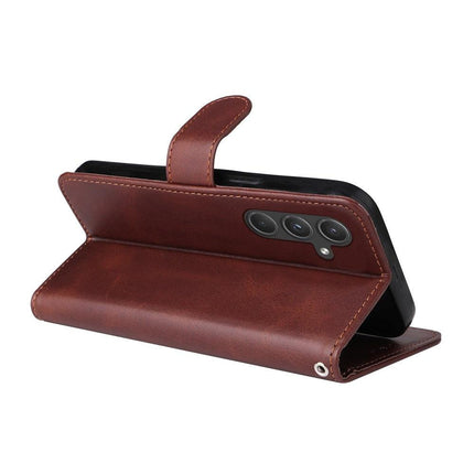 Compatible with Samsung A55 5G Leather Wallet Case Samsung Multiple Colors Brown.