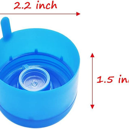 40 Pcs Non Spill Caps,Anti Splash Bottle Caps,Replacement Water Bottle Snap On Cap,Reusable Non-Spill Cap for 55 mm 3 and 5 Gallon Water Jugs.