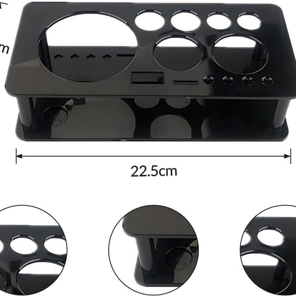Professional Cocktail Shaker Stand, Bartender Kits Storage Stand, Bartending Tool Holder for Bar Cocktail, Black.