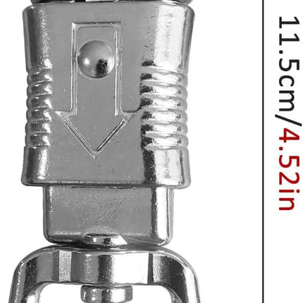 Ackron Panic Snap，Quick Release U-Type Snap Quick Release Clip Suitable for Lead Ropes Tie Offs Rotatable Eye Quick Release Buckle Clips Animals Riding Accessories 2 Piece.