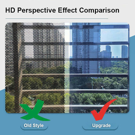 LXLA One-Way Mirror Roller Shade with Suction Cups, Punch-Free Single Way See-Through Clear Sun Blocking Reflective Insulation Curtain, Window (Size : 33×100cm/13×39in).