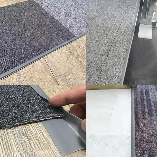 LVLONG Carpet Edge Trim - Cuttable Customizable Carpet Floor Edge Binding Threshold Strip, Anti Slip Carpet Joining Strip 1/2/3/4/5/6/7/8/9/10m Long (Size : Length-7m(23ft)).
