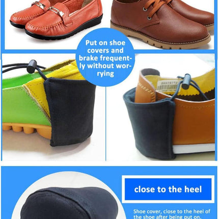 2Pcs Driving Shoe Heel Covers, Driver Heel Protector Pad Flat Shoe External Guard Cushion for Heel Protection.