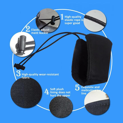 2Pcs Driving Shoe Heel Covers, Driver Heel Protector Pad Flat Shoe External Guard Cushion for Heel Protection.