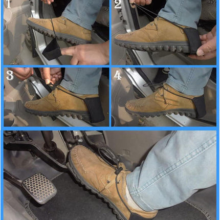 2Pcs Driving Shoe Heel Covers, Driver Heel Protector Pad Flat Shoe External Guard Cushion for Heel Protection.