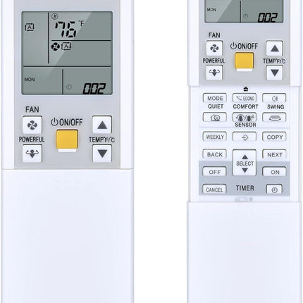 Replacement for DAIKIN AC Air Conditioner Remote Control, Compatible with ARC452A9 ARC452A10 ARC452A19 ARC452A20 ARC452A21 ARC452A23 ARC466A36.