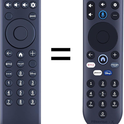 New MG3-R34010 Replacement Remote Control Compatible for Hisense TV 43A6GX 50A6G R34010BA00-00001 for Pioneer Xumo TV PN50-751-24U CP-RC1NA-23（No Voice Function）.