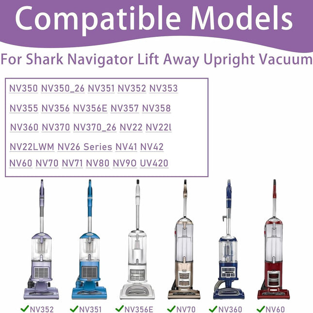 Brushroll Brush Roll Bristle Bar For Shark Navigator Lift-Away NV360 NV361 NV350 NV351 NV352 NV370 NV355 NV356 S2 NV42 NV22, 1PC Roller Brush.