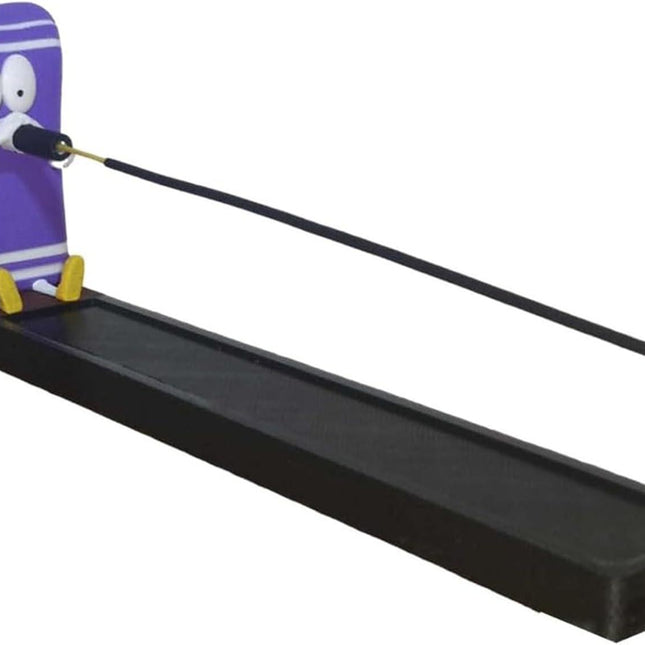 Towelie Servietsky Incense Holder, Handcrafted Incense Burner Holder, Realistic Crafts, Incense Holder for Sticks, Interchangeable Glasses Incense Burner Best for Meditation, Home, Office A A.