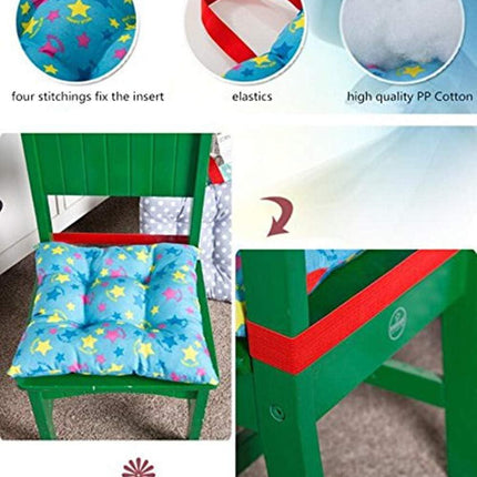 11"x11" Stuffed Chair Cushion Seat Back Square PP Cotton Insert Filling Pad for Kids Children Boy Girl.