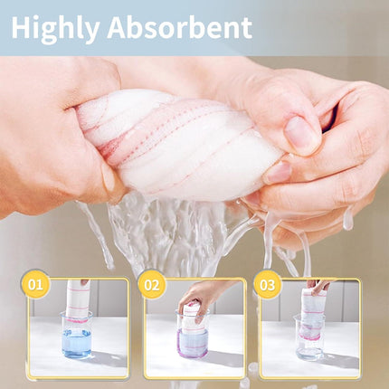 Wood Fiber Kitchen Dishcloths 10 Pack, Reusable and Absorbent Dish Cloths & Dish Towels, No Odor, 8-Layes-Super Absorbent for Kitchen Counter, Dish Washing, Appliances, Car, (12in x12in).
