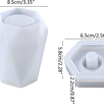 Resin Molds, Aromatherapy Bottle Silicone moldsss Lotion Bottle Soap Dispenser Resin Mould Epoxy Handmade Home Decor.