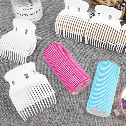 Hair Roller Clips Set - Curling Clips for Hot Rollers and Curlers (12 Pcs).