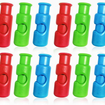 New Squeeze Clips for Chips & Other Food Bags - Grip Sticks & Sealers - Snack Closure - Plastic Sealing Clip for Bread - Colorful 12PC.