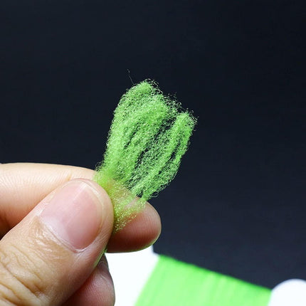 8 Colors/Set Polypropylene Floating Yarn 1yards per Card Dry Fly fibers Spinner Wings Fly Tying Parachutes Materials.