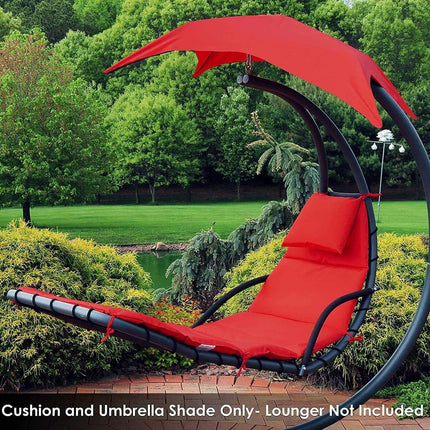 Outdoor Cushion Hammock Chair - Replacement Cushion and Accessories for Hanging Chairs, Chaise Lounges, and Outdoor Lounge Chairs with Fabric and Umbrella Options.
