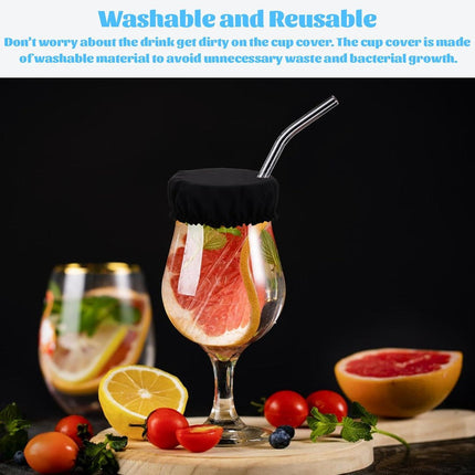 15Pcs Drink Cover Scrunchies with Straw Hole, Reusable Spiking Prevention Scrunchie Cup Drinks Protection Bottle Cap Washable Elastic Protector for Women Girl Bar Club Party.