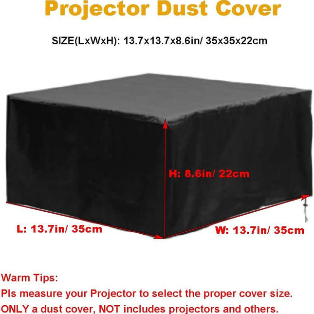 Projector Dust Cover Waterproof Outdoor Movie Video Covers for Ceiling Mounted Universal Projectors.