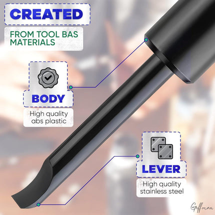 1Pcs Watch Back Remover Tool - Watch Adjustment Tool Kit Mini Pry Bar Watch Screwdriver Set Watch Link Remover Tool for Watches - GUFFMAN Watch Repair Tools Pry Tool Black Watch Tools Case Back Opener.