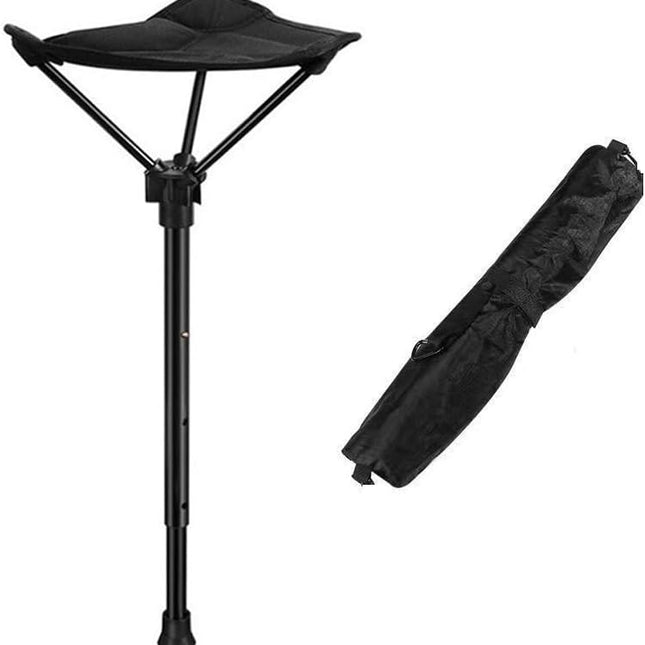 One Leg Adjustable Stool,Camping Folding Stool,one Leg Chair,Telescoping Stool,Collapsible Retractable Stool,Suitable for Outdoor Hiking,Picnic,Travel.