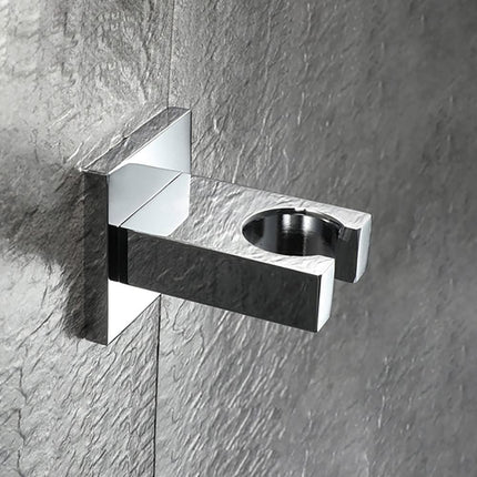 Wall Mounted Bracket for Handheld Shower Head Multicolor Adjustable Holder Design To Meet Any Space Bathroom Showering Spraying Angle Chrome,Brushed gold.