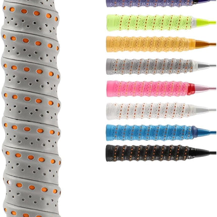 5PCS Tennis Racket Grip Tape, Racket Overgrip Tape That Stays Dry & Absorbs Sweat with Velvety Comfort. for Tennis Rackets,Fishing Rods.Wrap Your Racquet for High Performance