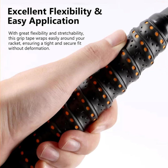 5PCS Tennis Racket Grip Tape, Racket Overgrip Tape That Stays Dry & Absorbs Sweat with Velvety Comfort. for Tennis Rackets,Fishing Rods.Wrap Your Racquet for High Performance.