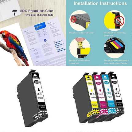 XP-2200 XP-2205 Compatible 604XL Ink Cartridge for Expression Home Printer High Yield Vivid Colors.
