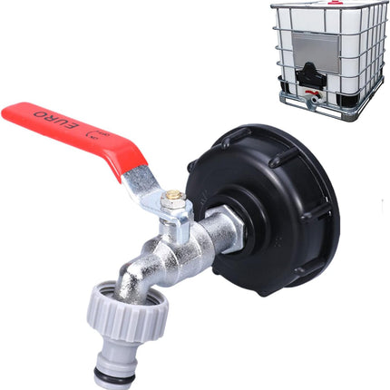 IBC Faucet Connector S60X6 1000L Tank Faucet with 1/2\.