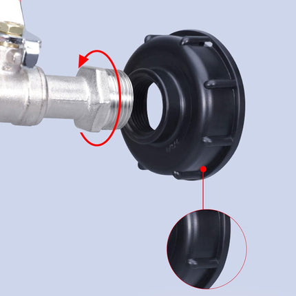 IBC Faucet Connector S60X6 1000L Tank Faucet with 1/2\.