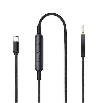 USB-C to 2.5mm Male Audio Cable Compatible with Bose QC25 QC35 QC35 II QC45 Headphones with Microphone.