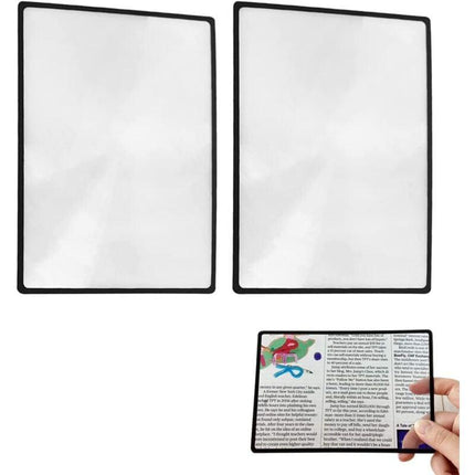 3X (300%) Fresnel Magnifying Glass Sheet - 3 Pieces, 4.70.
