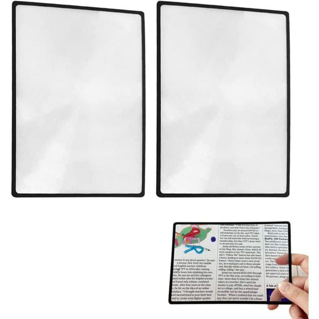 3X (300%) Fresnel Magnifying Glass Sheet - 3 Pieces, 4.70.