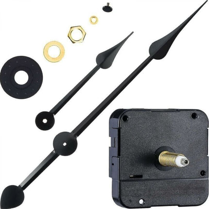 Clock Motor with High Torque and Long Shaft Compatible with 7-Inch Spade Hands.