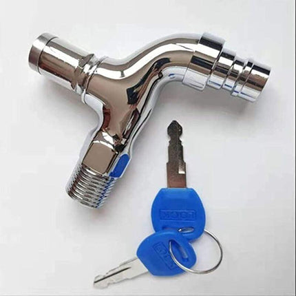 Lockable Anti-Theft Outdoor Brass Tap for Garden Washing Machine.