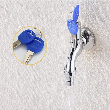 Lockable Anti-Theft Outdoor Brass Tap for Garden Washing Machine.