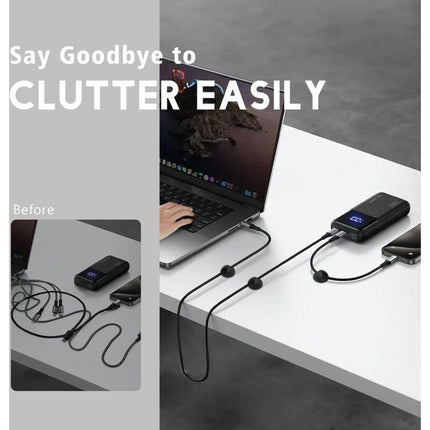 Black Self-Adhesive Cable Clips 10-Pack Single Port Cable Organizer Holder Wire Management.
