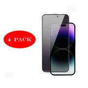 [4-Pack] iPhone 16e Privacy / Tempered Glass Screen Protector, Anti-Spy Protection iphone 16e 4 pieces.