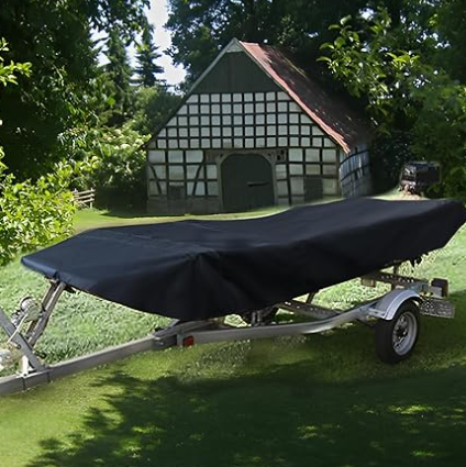 14-16FT：530cm*290cm Boat Cover Trailerable Marine Grade 210D grey.
