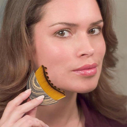 Lymphatic Drainage Facial Brush - Lymphatic Drainage Facial Massage - Chin and Jawline Modeling - Dry Facial Brush.