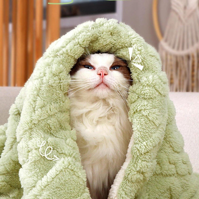 Pet Mat - Soft Pet Blanket - Warm Plush Blanket for Dogs and Cats - Comfortable & Cozy Sleep Blanket - 55*45cm.