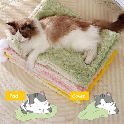 Pet Mat - Soft Pet Blanket - Warm Plush Blanket for Dogs and Cats - Comfortable & Cozy Sleep Blanket - 55*45cm.