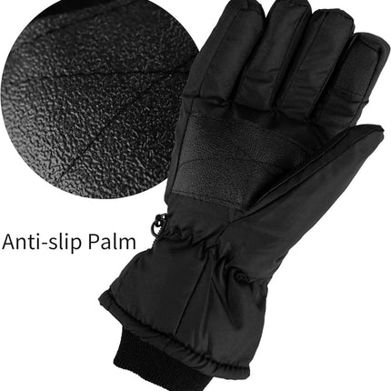 Gloves - Winter Ski Gloves - Warm Gloves - Non-slip Thick - Waterproof - Suitable for Cold Weather - Cycling Gloves - Size S/M.