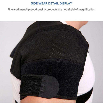 Shoulder Brace - Shoulder Support Brace for Sports - Double-Sided Adjustable & Breathable - Compression and Stability for Both Shoulders - S/M.